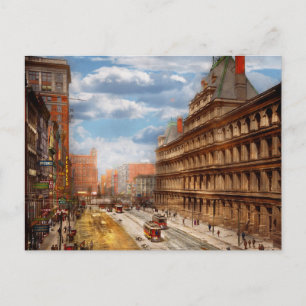 Carte Postale Ville - Cincinnati OH - Carré du gouvernement 1902