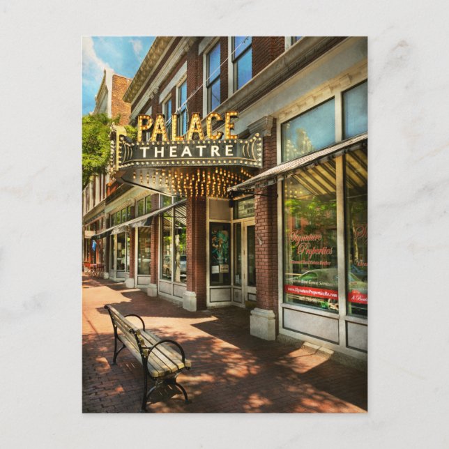 Carte Postale Ville - Corning NY - Le Théâtre Palace (Devant)