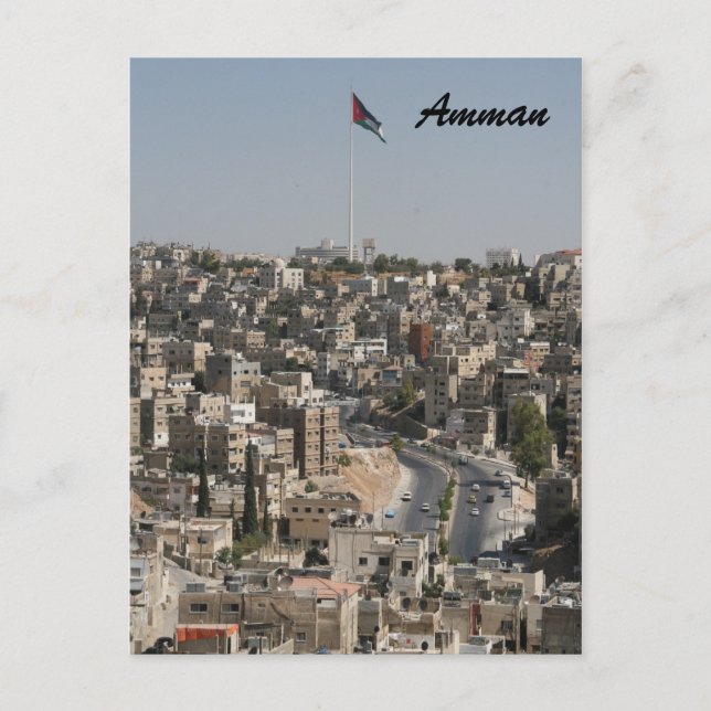 Carte Postale ville d'amman (Devant)