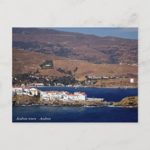 Carte Postale Ville d'Andros - Andros