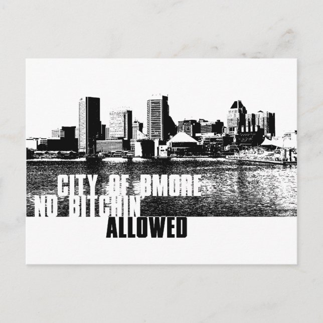 Carte Postale Ville de Bmore NBA (Devant)