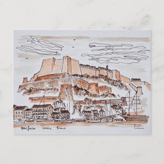 Carte Postale Ville de Bonifacio | Corse, France (Devant)