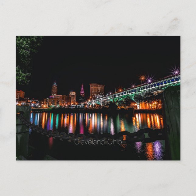 Carte Postale Ville de Cleveland Ohio (Devant)