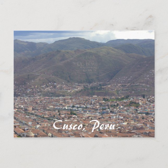 Carte Postale ville de cusco (Devant)