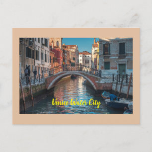 Carte Postale Ville De L'Eau De Venise