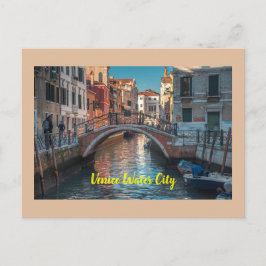 Carte Postale Ville De L'Eau De Venise