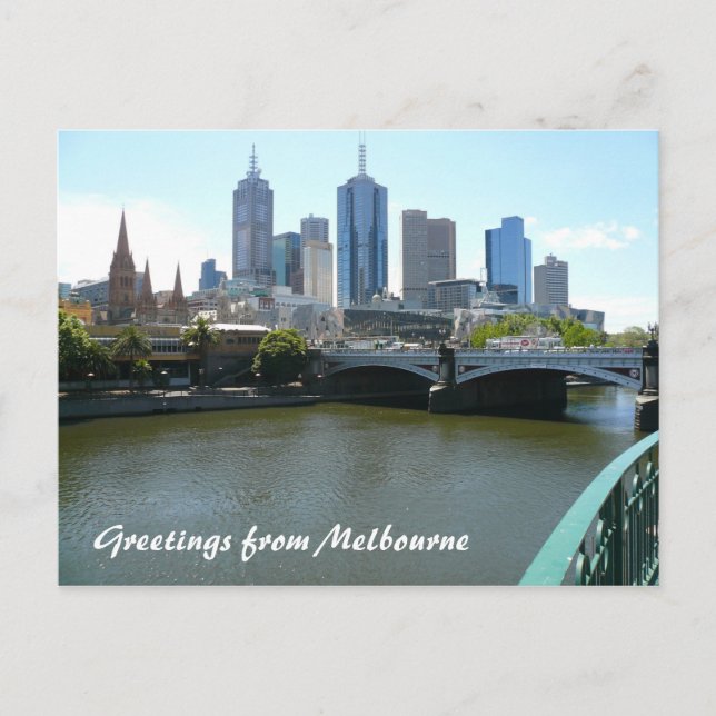 Carte Postale ville de melb (Devant)
