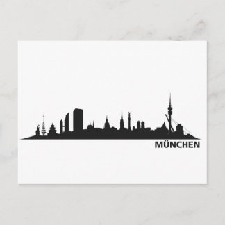 Carte Postale Ville de Munich - Skyline 1c