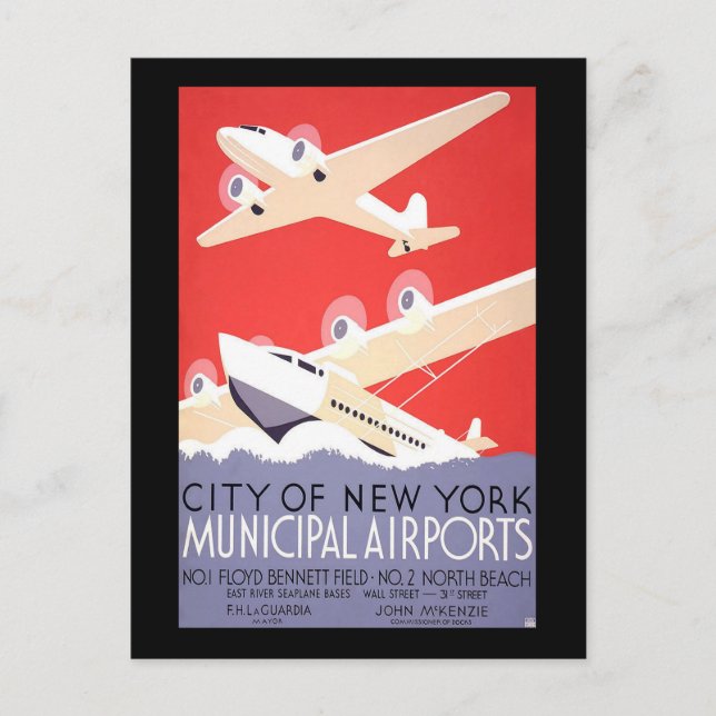 Carte Postale Ville De New York (Devant)