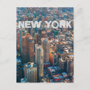Carte Postale ville de new york