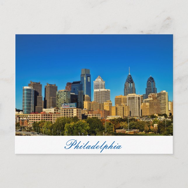 Carte Postale Ville de Philadelphie (Devant)