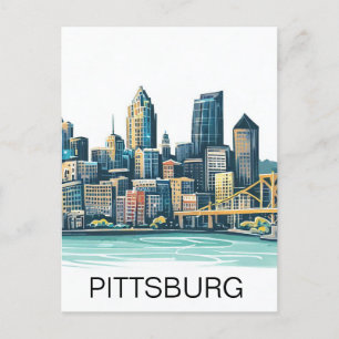 Carte Postale Ville de Pittsburgh