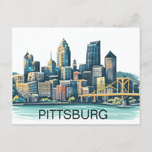 Carte Postale Ville de Pittsburgh