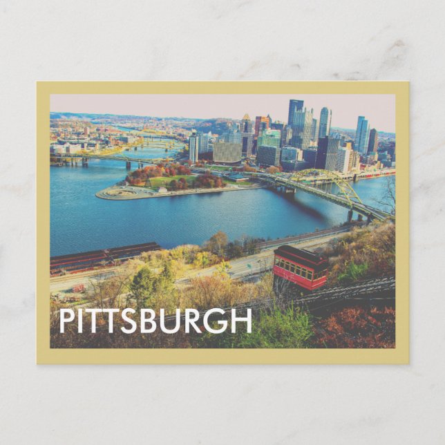 Carte Postale Ville de Pittsburgh (Devant)