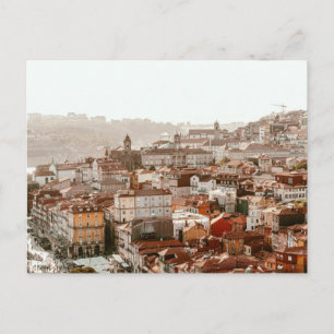 Carte Postale Ville de Porto au coucher du soleil