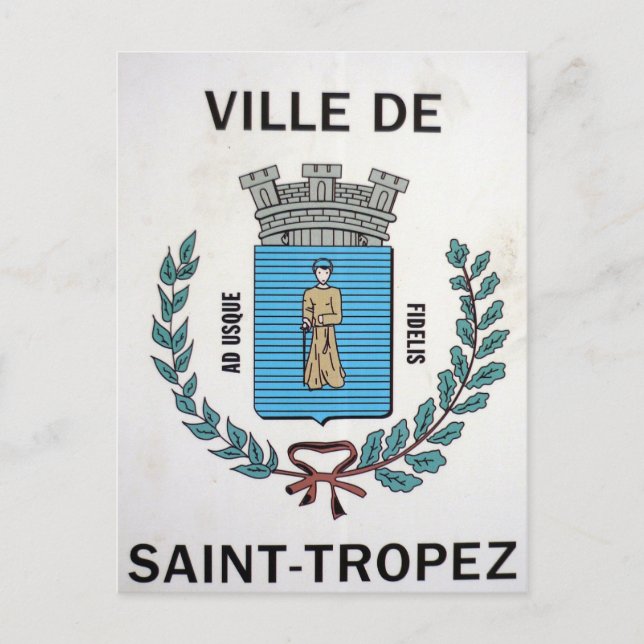 Carte Postale ville de saint-tropez (Devant)