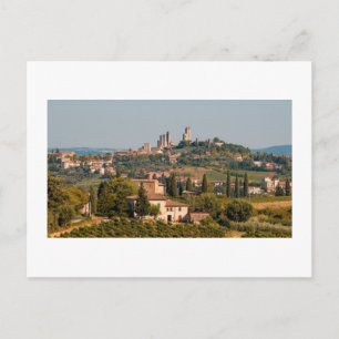 Carte Postale Ville de San Gimignano, Toscane, Italie