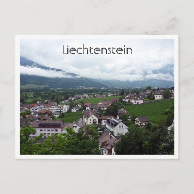 Carte Postale ville de vaduz (Devant)