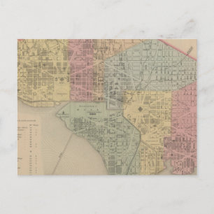 Carte Postale Ville de Washington