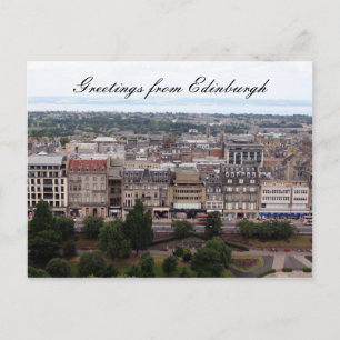 Carte Postale ville d'edinburgh
