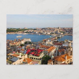 Carte Postale Ville d'Istanbul en Turquie