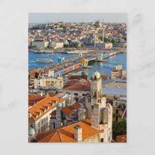 Carte Postale Ville d'Istanbul en Turquie