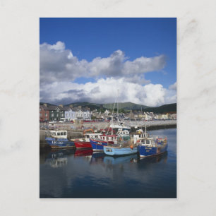 Carte Postale Ville et port, Dingle, comté de Kerry,