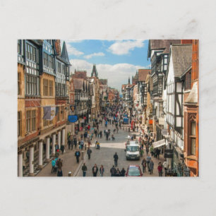 Carte Postale Ville historique de Chester Angleterre Royaume-Uni