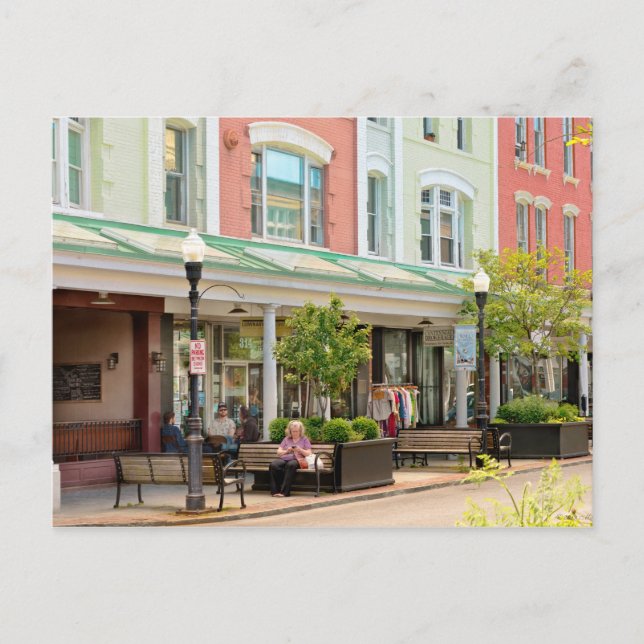 Carte Postale Ville - Kingston NY - Historique Kingston (Devant)