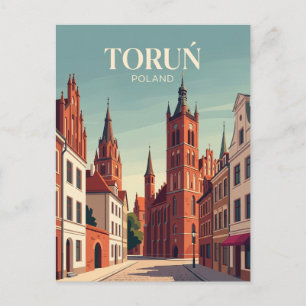Carte Postale Ville médiévale de Toruń Pologne