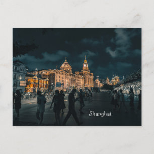 Carte Postale Ville nocturne de Shanghai