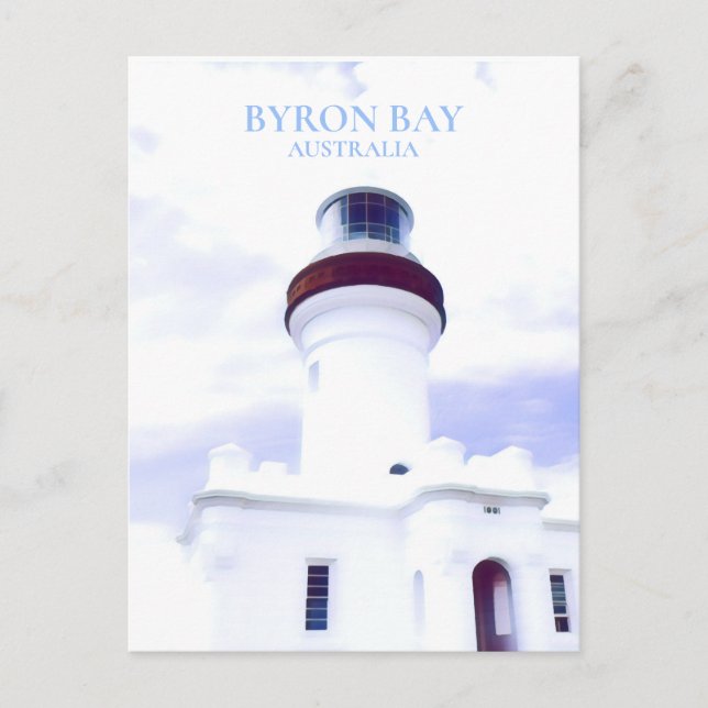Carte Postale Ville phare de Byron Bay NSW Australie (Devant)