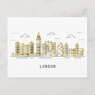 Carte Postale Ville Skyline   Londres, Angleterre