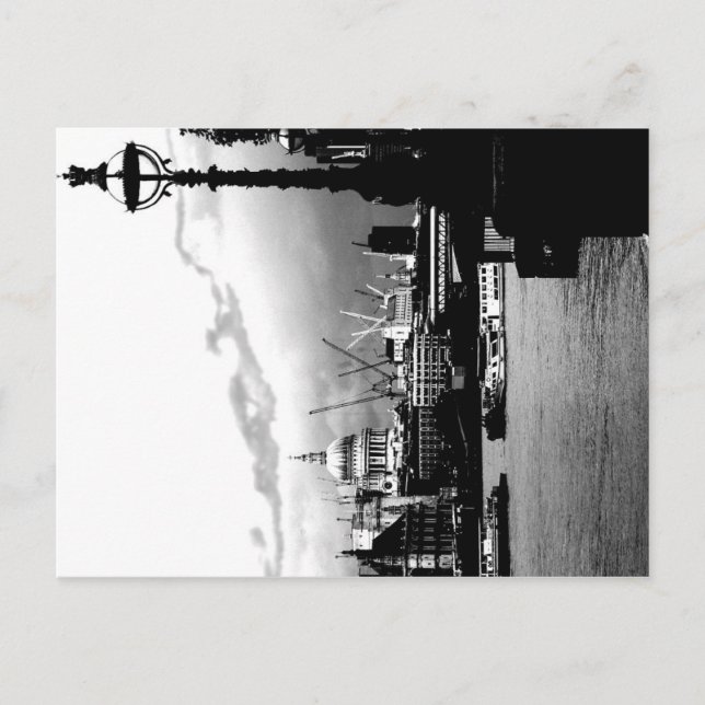 Carte Postale Ville sombre (Devant)