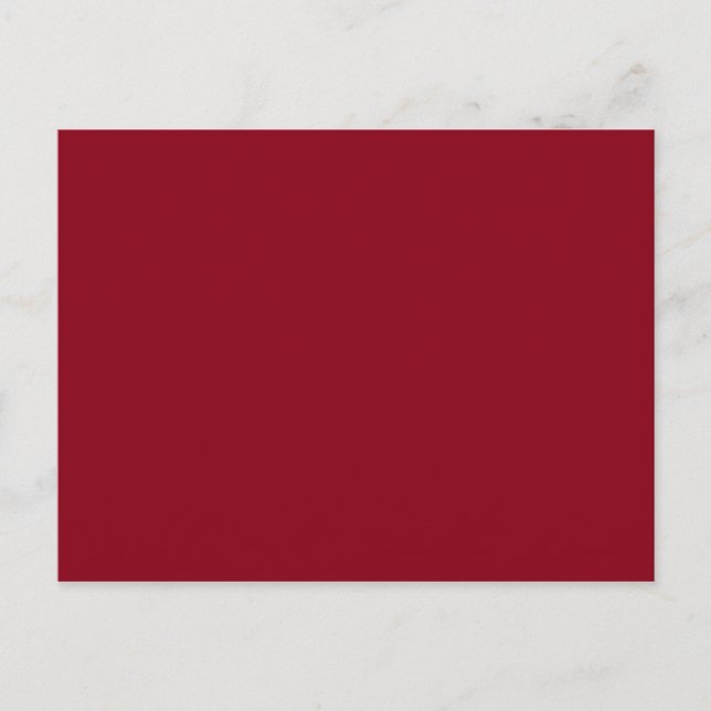Carte Postale Vin Bourgogne Rouge Sanguin Foncé Couleur Seulemen (Devant)