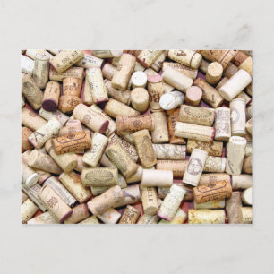 Carte postale Vin Corks