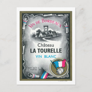 Carte Postale Vin De Bordeaux LabelEurope