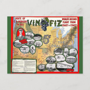 Carte Postale Vin Fiz