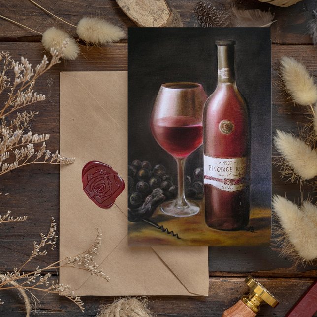 Carte Postale Vin rouge (Créateur téléchargé)