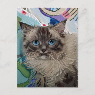 Carte postale Vincent Cat Gogh