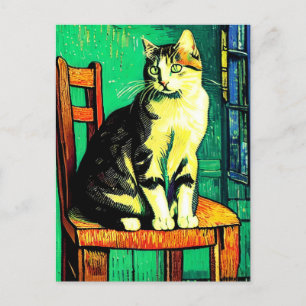 Carte postale Vincent Cat Gogh