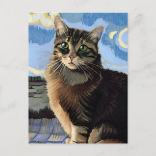 Carte postale Vincent Cat Gogh