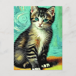 Carte postale Vincent Cat Gogh