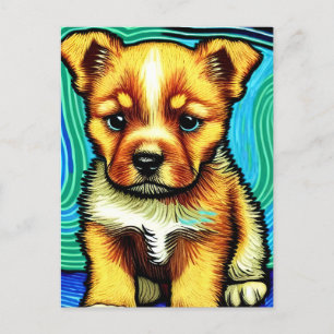 Carte Postale Vincent Van Dog