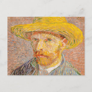 Carte Postale Vincent Van Gogh Auto-portrait peinture impression