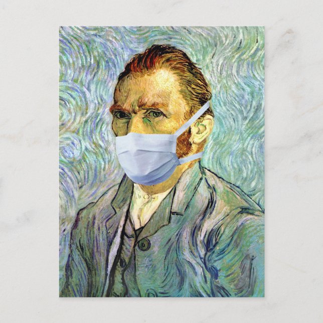 Carte Postale Vincent Van Gogh Autoportrait Avec Cuillère De Mas (Devant)