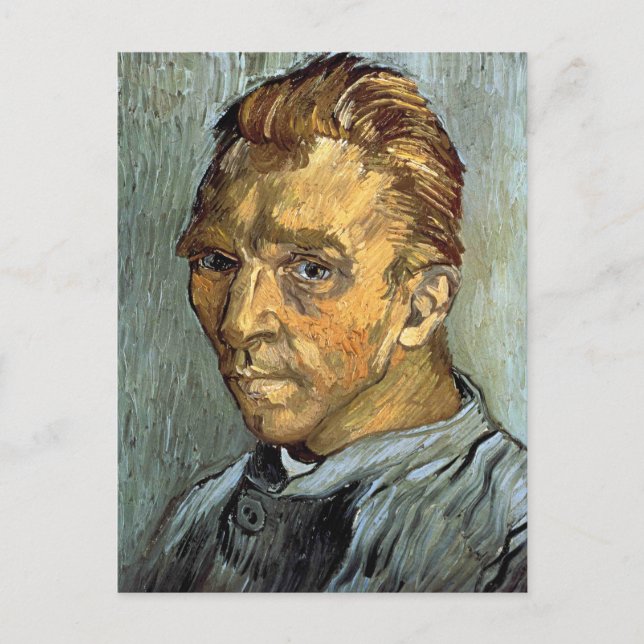 Carte Postale VINCENT VAN GOGH - Autoportrait sans barbe (Devant)