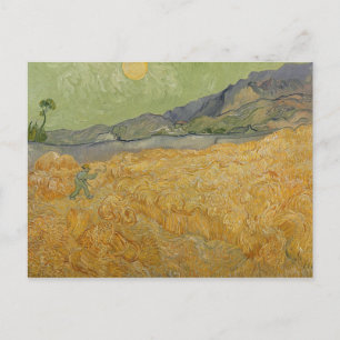 Carte Postale Vincent van Gogh   Champ de blé avec faucheur, 188
