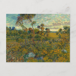 Carte Postale Vincent Van Gogh, Coucher de soleil à Montmajour