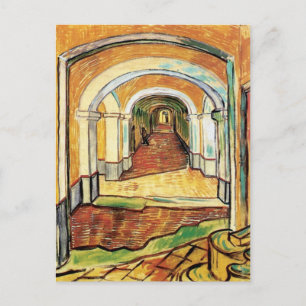 Carte Postale Vincent Van Gogh - Couloir de l'hôpital Saint-Paul